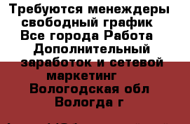 Требуются менеждеры, свободный график - Все города Работа » Дополнительный заработок и сетевой маркетинг   . Вологодская обл.,Вологда г.